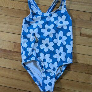 Primary swimsuit 2-3 years, flower pattern